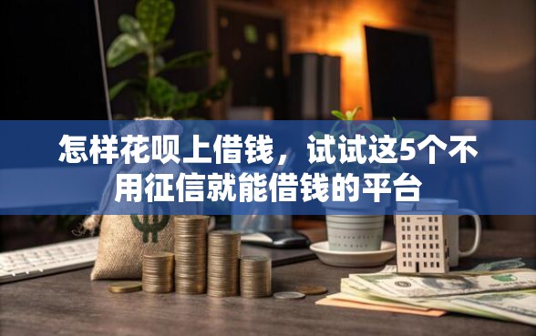 怎样花呗上借钱，试试这5个不用征信就能借钱的平台