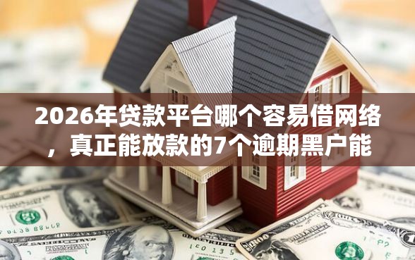 2026年贷款平台哪个容易借网络，真正能放款的7个逾期黑户能下款的新口子推荐