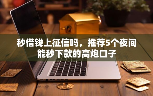秒借钱上征信吗，推荐5个夜间能秒下款的高炮口子