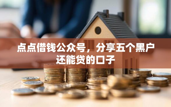 点点借钱公众号，分享五个黑户还能贷的口子