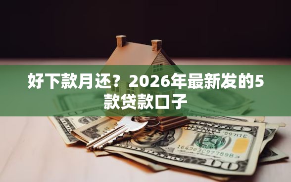 好下款月还？2026年最新发的5款贷款口子