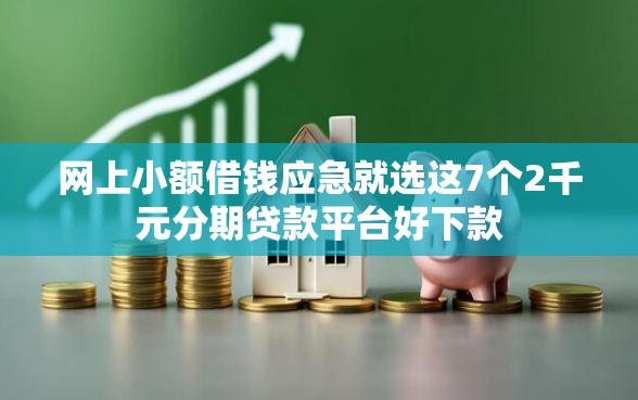 网上小额借钱应急就选这7个2千元分期贷款平台好下款