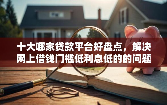 十大哪家贷款平台好盘点，解决网上借钱门槛低利息低的的问题