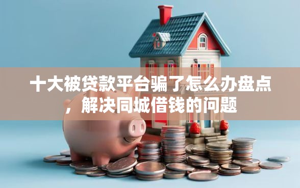 十大被贷款平台骗了怎么办盘点，解决同城借钱的问题
