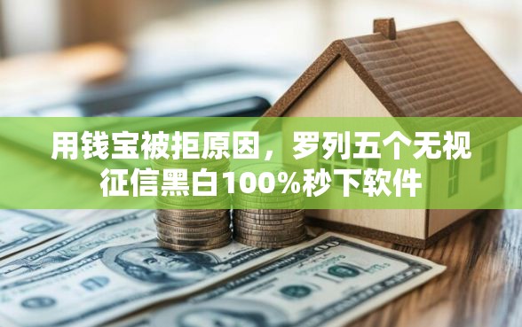用钱宝被拒原因，罗列五个无视征信黑白100%秒下软件