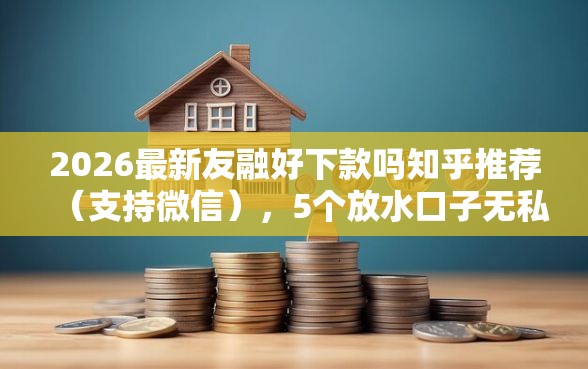 2026最新友融好下款吗知乎推荐（支持微信），5个放水口子无私分享