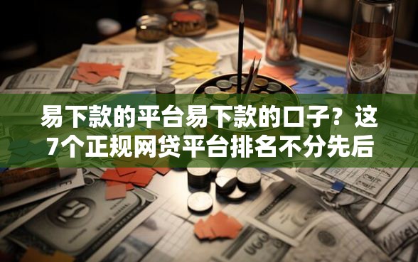 易下款的平台易下款的口子？这7个正规网贷平台排名不分先后可以试试