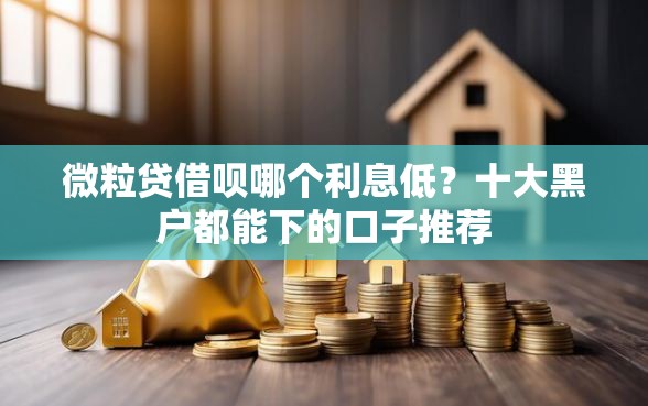 微粒贷借呗哪个利息低？十大黑户都能下的口子推荐