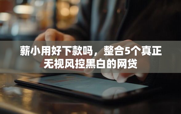 薪小用好下款吗，整合5个真正无视风控黑白的网贷