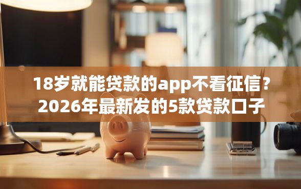 18岁就能贷款的app不看征信？2026年最新发的5款贷款口子
