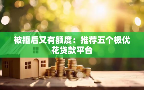 被拒后又有额度：推荐五个极优花贷款平台