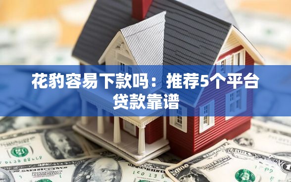 花豹容易下款吗：推荐5个平台贷款靠谱