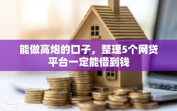 能做高炮的口子，整理5个网贷平台一定能借到钱