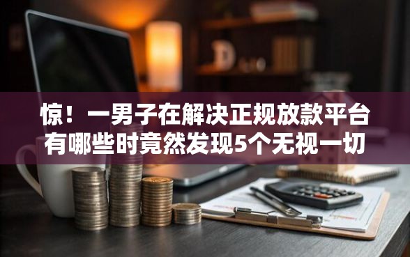 惊！一男子在解决正规放款平台有哪些时竟然发现5个无视一切包下款的贷款口子，事后分享了出来