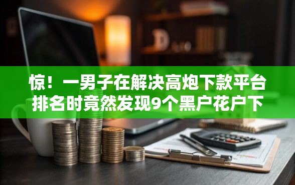 惊！一男子在解决高炮下款平台排名时竟然发现9个黑户花户下款的口子2025，事后分享了出来