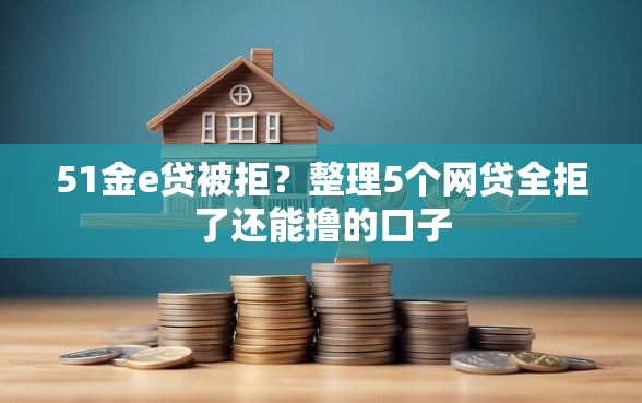 51金e贷被拒？整理5个网贷全拒了还能撸的口子