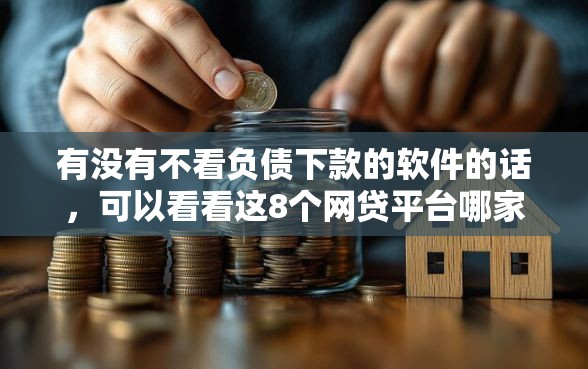 有没有不看负债下款的软件的话，可以看看这8个网贷平台哪家好