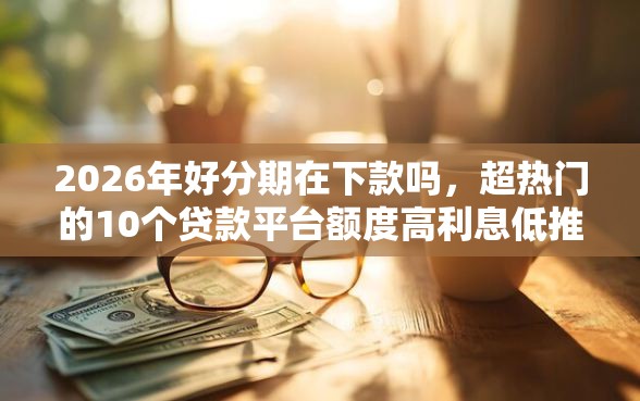 2026年好分期在下款吗，超热门的10个贷款平台额度高利息低推荐