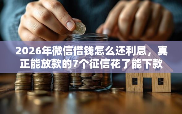 2026年微信借钱怎么还利息，真正能放款的7个征信花了能下款平台推荐
