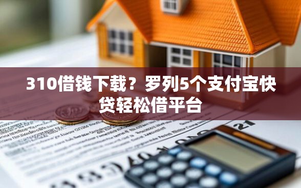 310借钱下载？罗列5个支付宝快贷轻松借平台