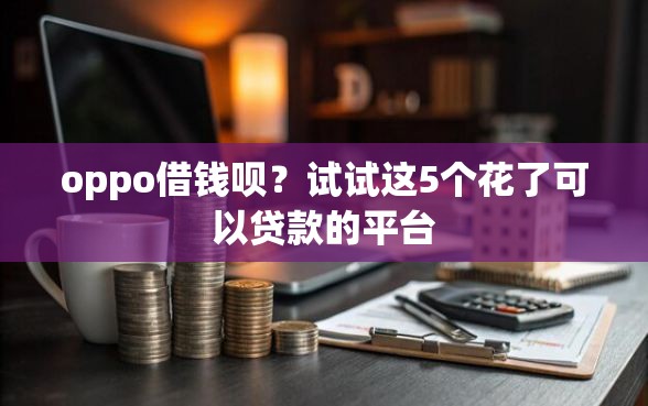 oppo借钱呗？试试这5个花了可以贷款的平台