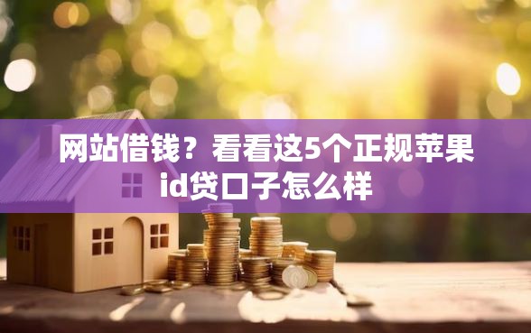 网站借钱？看看这5个正规苹果id贷口子怎么样