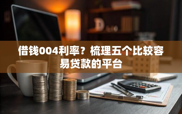 借钱004利率？梳理五个比较容易贷款的平台