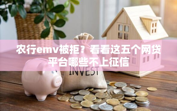 农行emv被拒？看看这五个网贷平台哪些不上征信