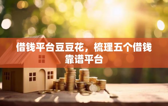 借钱平台豆豆花，梳理五个借钱靠谱平台