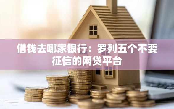 借钱去哪家银行：罗列五个不要征信的网贷平台