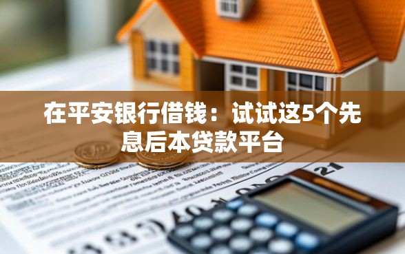 在平安银行借钱：试试这5个先息后本贷款平台