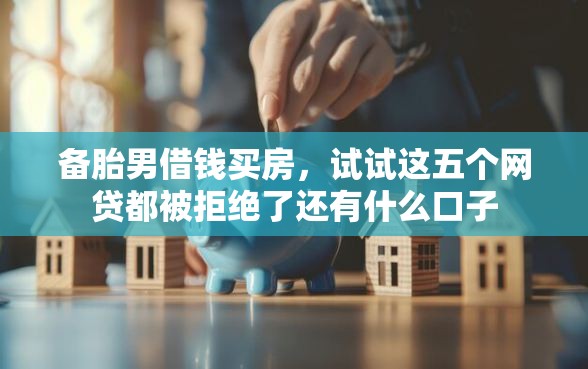 备胎男借钱买房，试试这五个网贷都被拒绝了还有什么口子