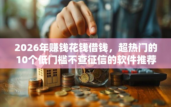 2026年赚钱花钱借钱，超热门的10个低门槛不查征信的软件推荐
