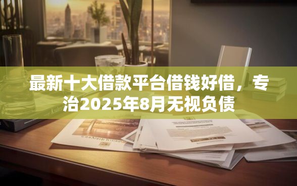 最新十大借款平台借钱好借，专治2025年8月无视负债