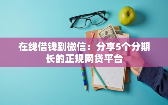 在线借钱到微信：分享5个分期长的正规网贷平台