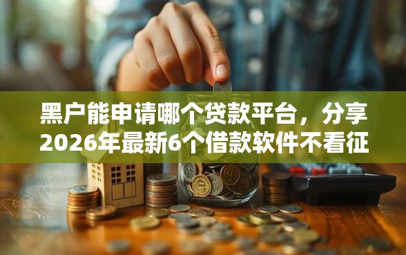 黑户能申请哪个贷款平台，分享2026年最新6个借款软件不看征信放款快