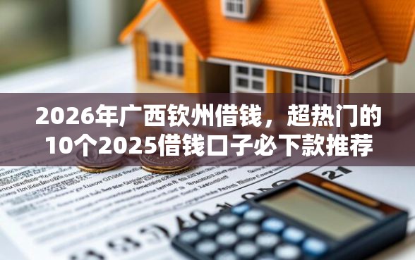 2026年广西钦州借钱，超热门的10个2025借钱口子必下款推荐