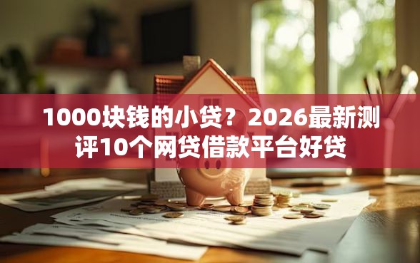 1000块钱的小贷？2026最新测评10个网贷借款平台好贷