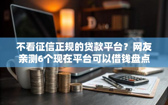 不看征信正规的贷款平台？网友亲测6个现在平台可以借钱盘点