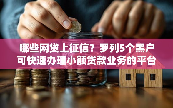 哪些网贷上征信？罗列5个黑户可快速办理小额贷款业务的平台