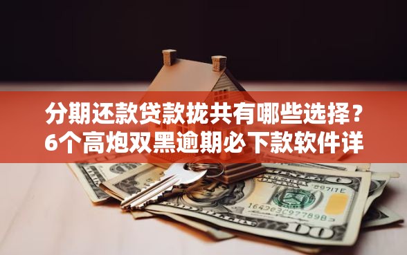 分期还款贷款拢共有哪些选择?6个高炮双黑逾期必下款软件详解 分期还款贷款拢共有哪些选择?6个高炮双黑逾期必下款软件详解