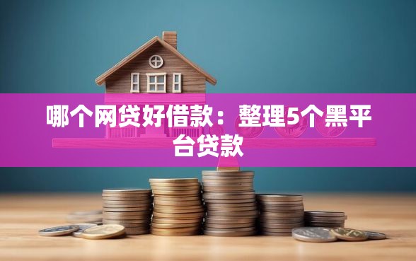 哪个网贷好借款：整理5个黑平台贷款