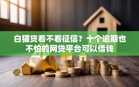 白猫贷看不看征信？十个逾期也不怕的网贷平台可以借钱