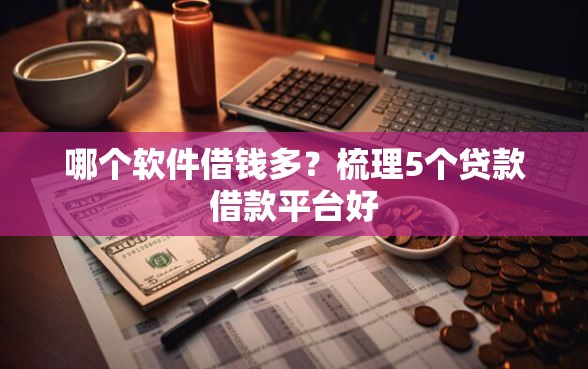 哪个软件借钱多？梳理5个贷款借款平台好