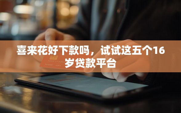 喜来花好下款吗，试试这五个16岁贷款平台
