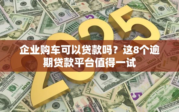 企业购车可以贷款吗？这8个逾期贷款平台值得一试