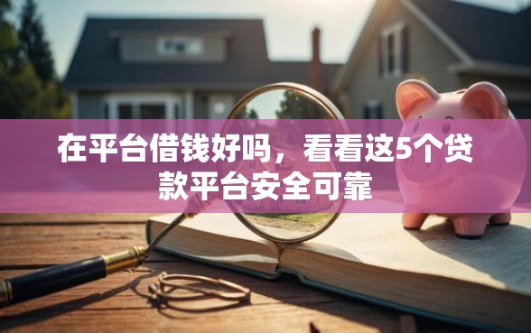 在平台借钱好吗，看看这5个贷款平台安全可靠