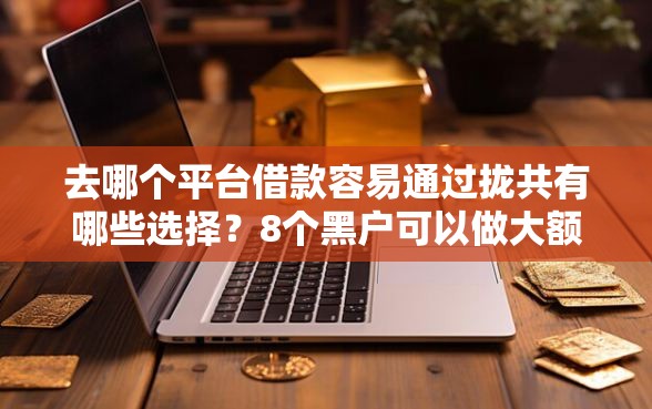 去哪个平台借款容易通过拢共有哪些选择？8个黑户可以做大额贷款软件详解