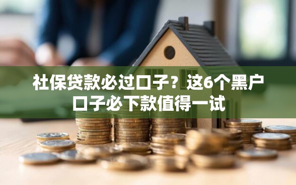 社保贷款必过口子？这6个黑户口子必下款值得一试