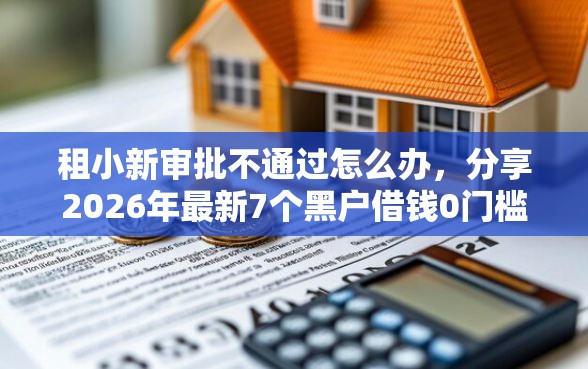 租小新审批不通过怎么办，分享2026年最新7个黑户借钱0门槛极速下款口子